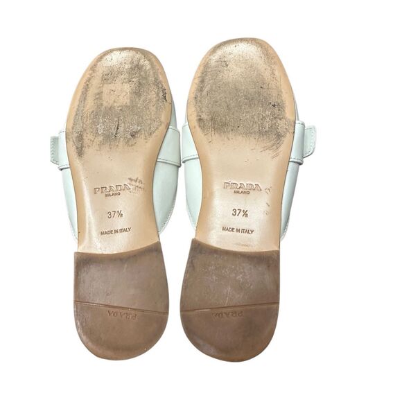 PRADA Leather Mules Size: 371/2 - Picture 5 of 8